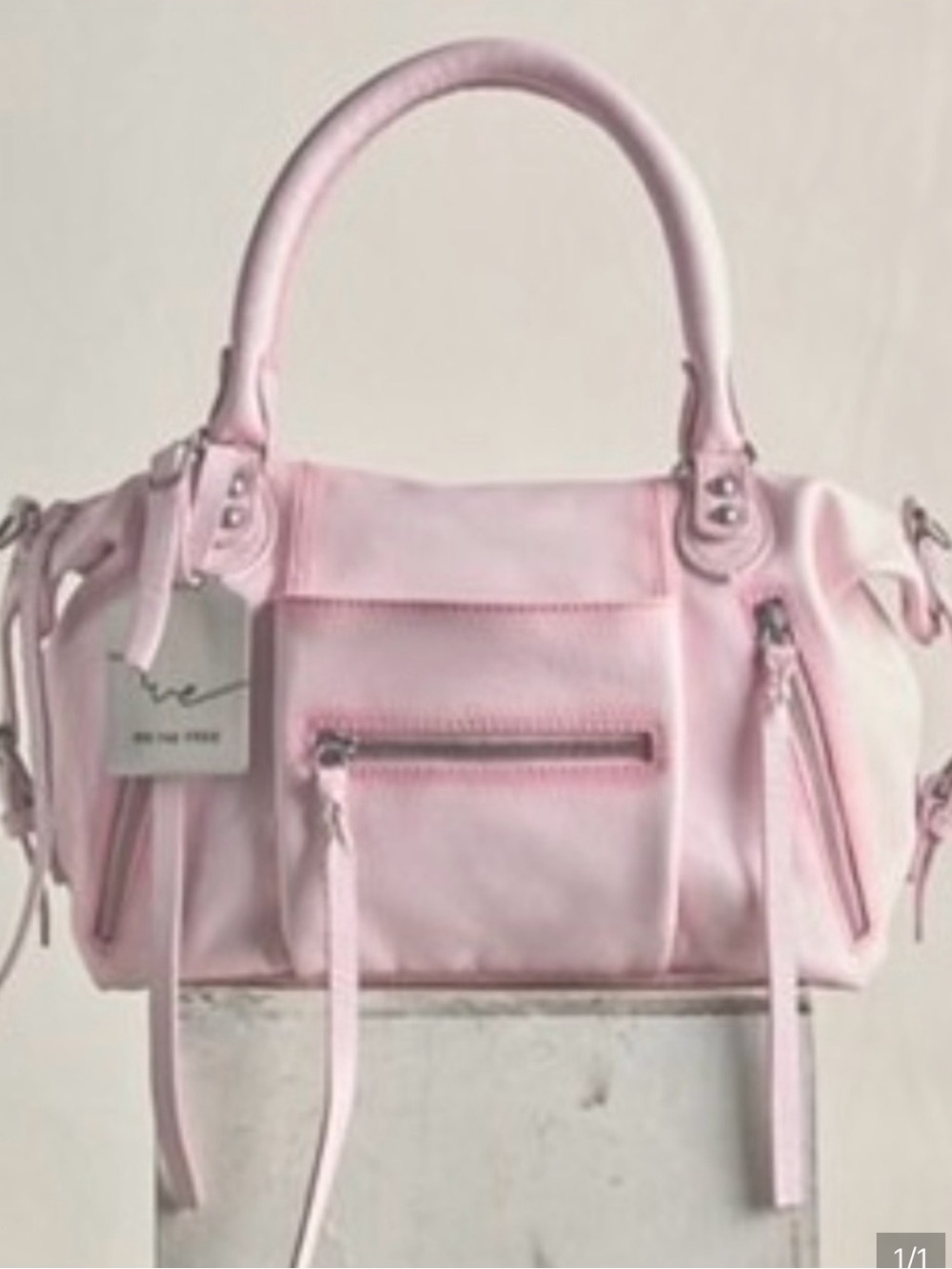 Free People Baby Peony Emerson Leather Bag